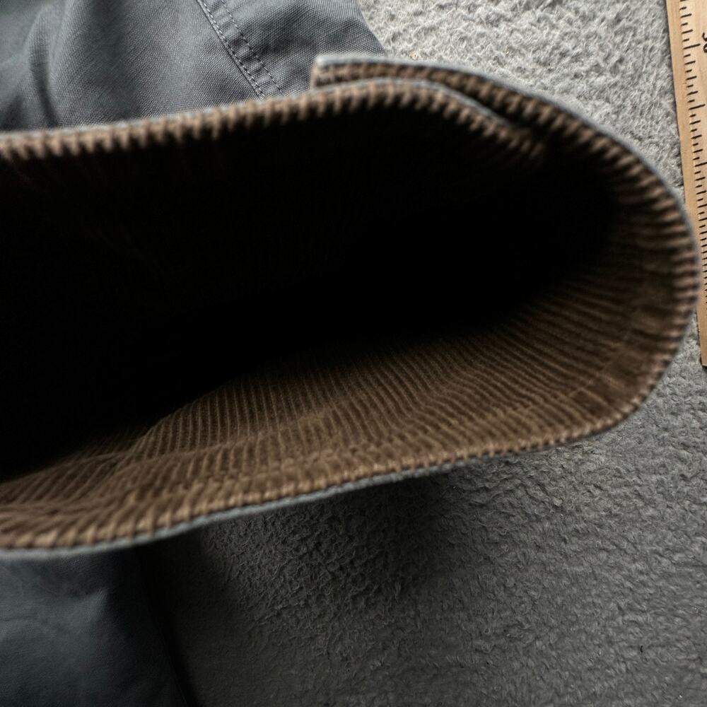 L.L. Bean Gray Military Field Jacket with Brown Collar - Picture 12 of 14